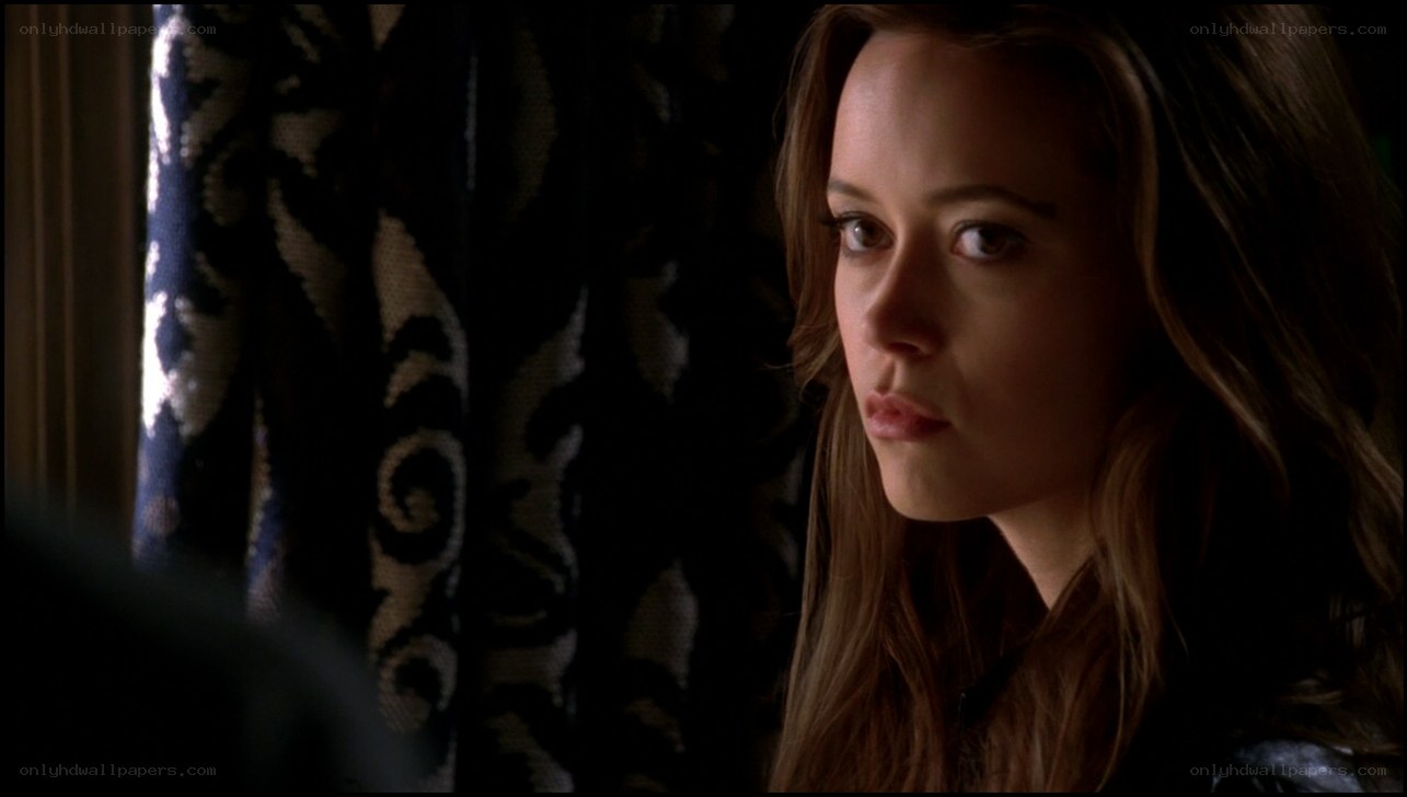 woman looking intently