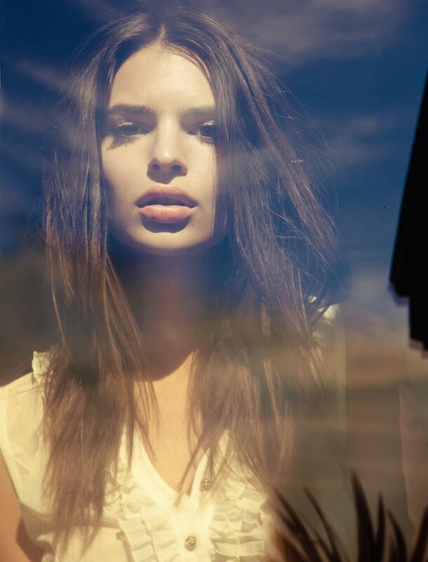 woman looking through glass