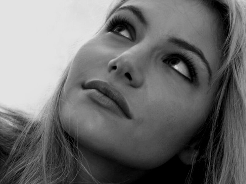Woman Looking Upward