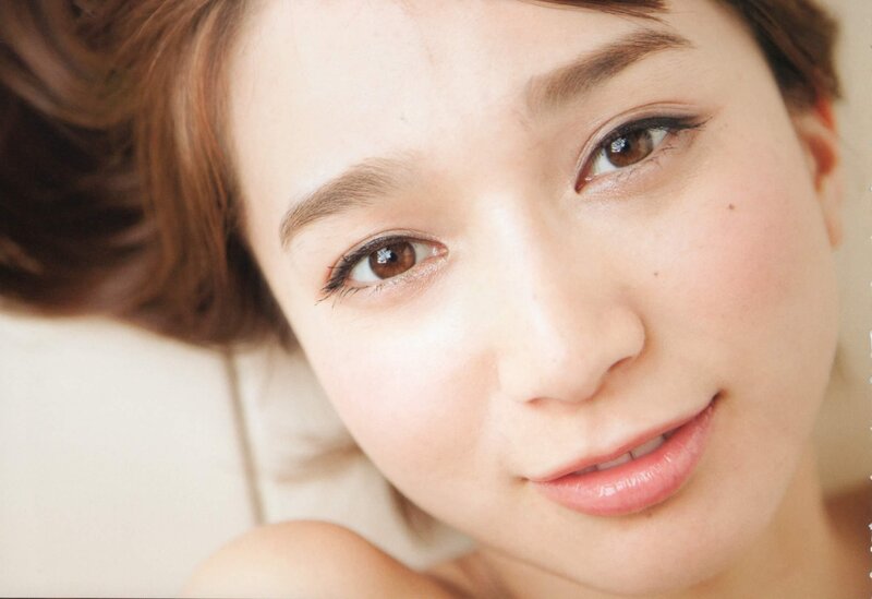Woman Lying Down — Beige, Calm, Photograph