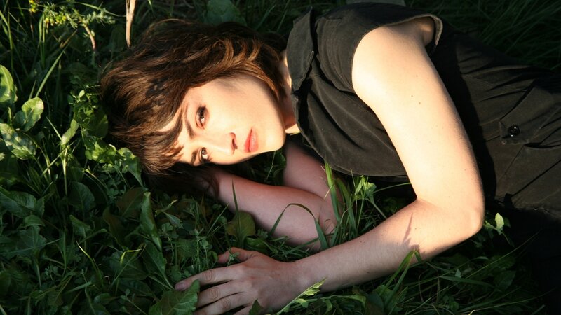 Woman Lying in Grass — Green, Calm, Afternoon, Photograph, Sunlight