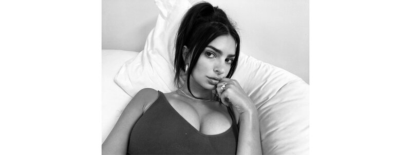 Woman Lying on Bed — Black, Calm, Photograph, Pillow, Necklace