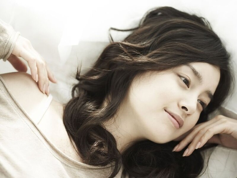 Woman Lying on Bed — White, Calm, Photograph, Hair, Hand, Brown, Beige