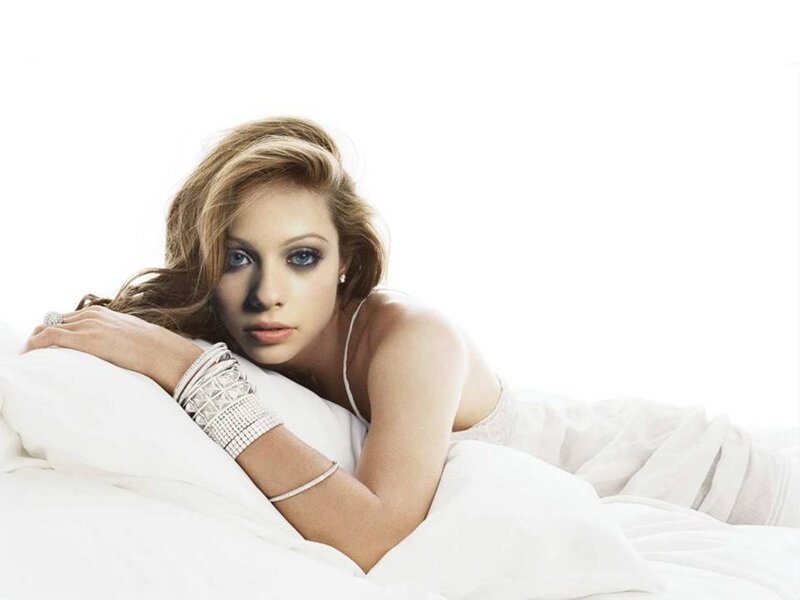 Woman Lying on Bed — White, Calm, Photograph, Pillow, Bracelet