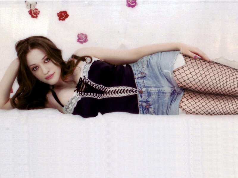 Woman Lying on Bed — White, Relaxed, Photograph, Fishnet Stockings