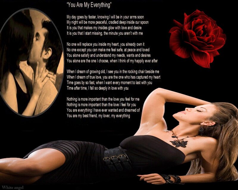 Woman Lying on Black