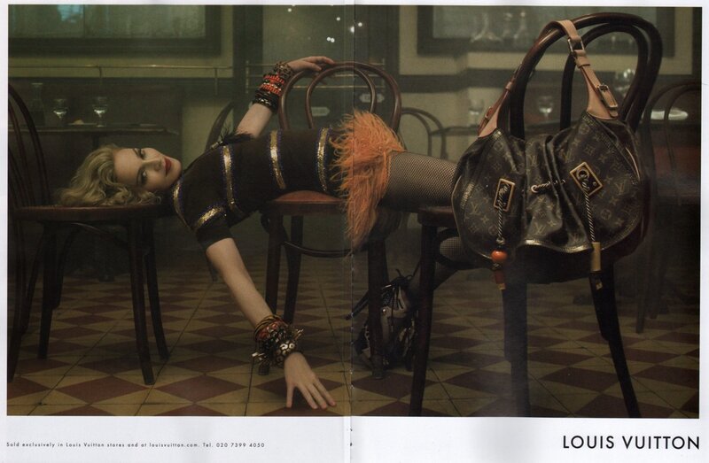 Woman Lying on Chairs