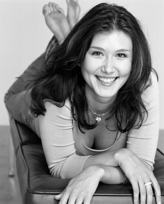 Woman Lying on Couch — Black, Relaxed, Photograph, Necklace