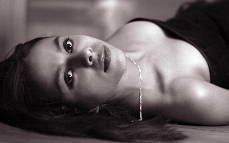 woman lying on floor