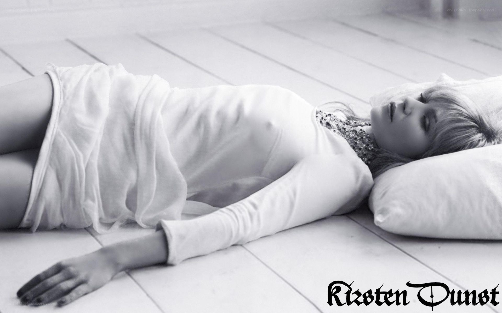 woman lying on floor