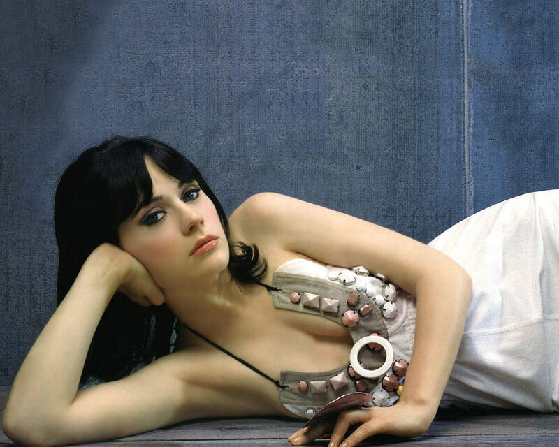 Woman Lying on Floor — Blue, Relaxed, Photograph, Black Hair
