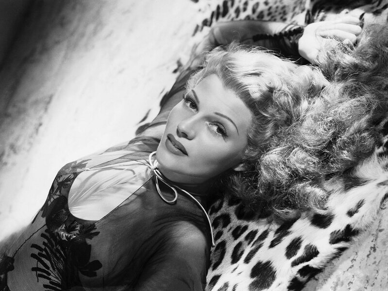 Woman Lying on Fur — Black, Dramatic, Photograph, Dress