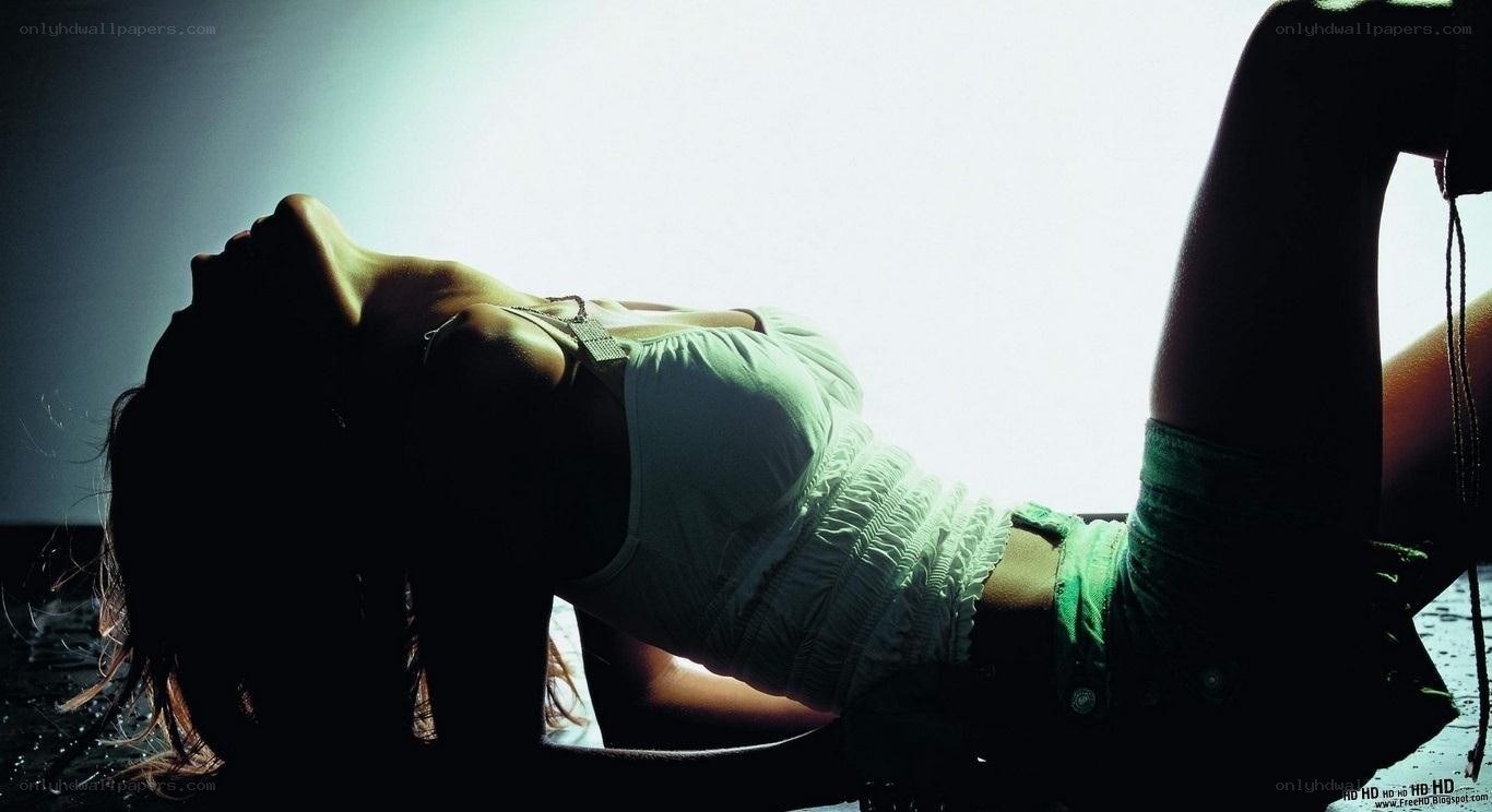 woman lying on ground