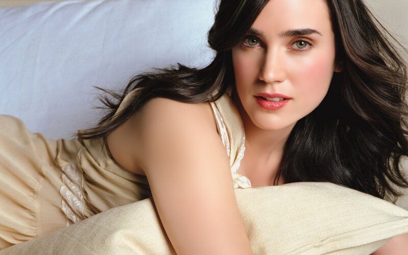 Woman Lying on Pillow — Beige, Calm