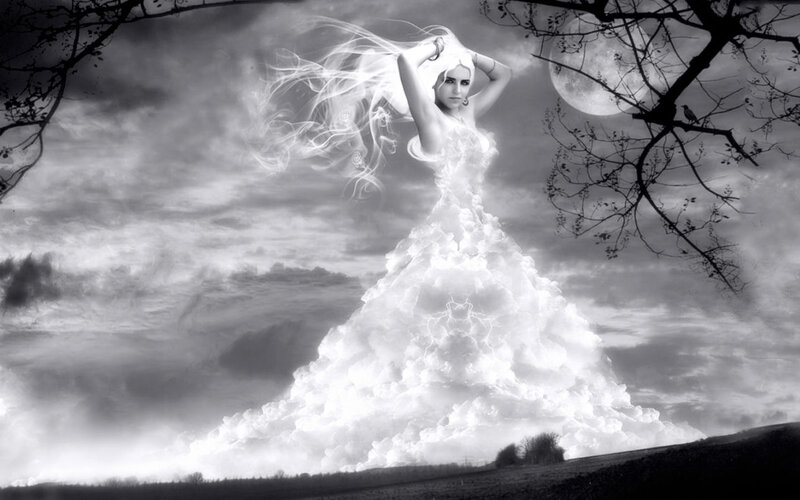 Woman Made of Clouds