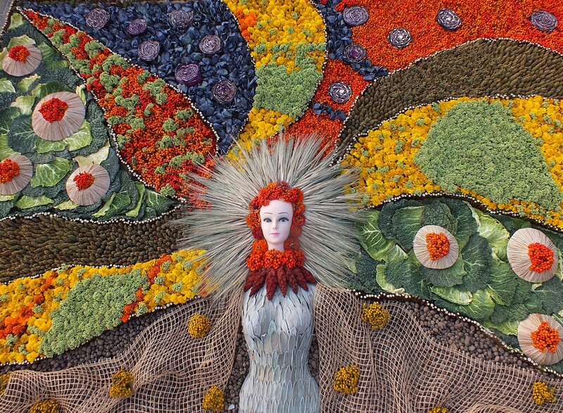Woman Made of Vegetables
