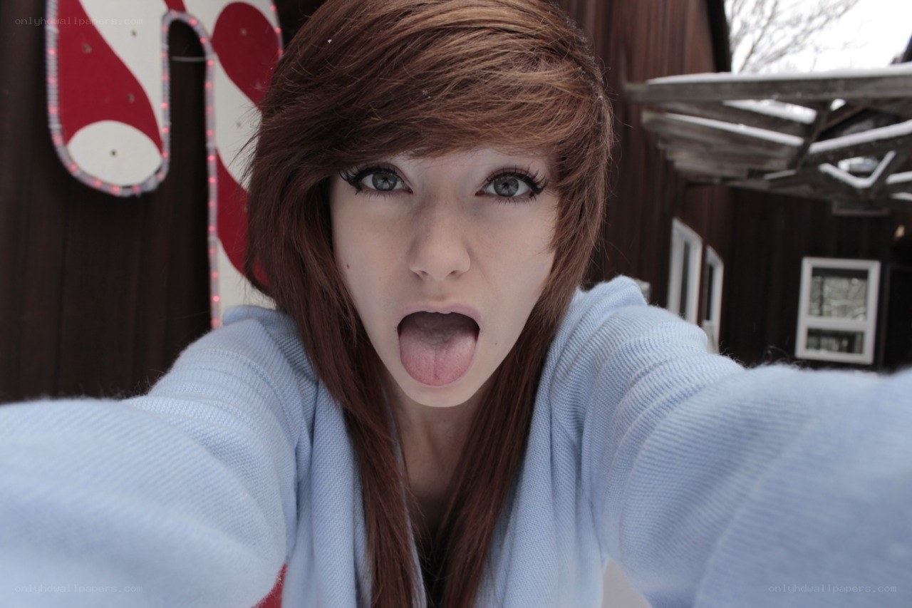woman making a face