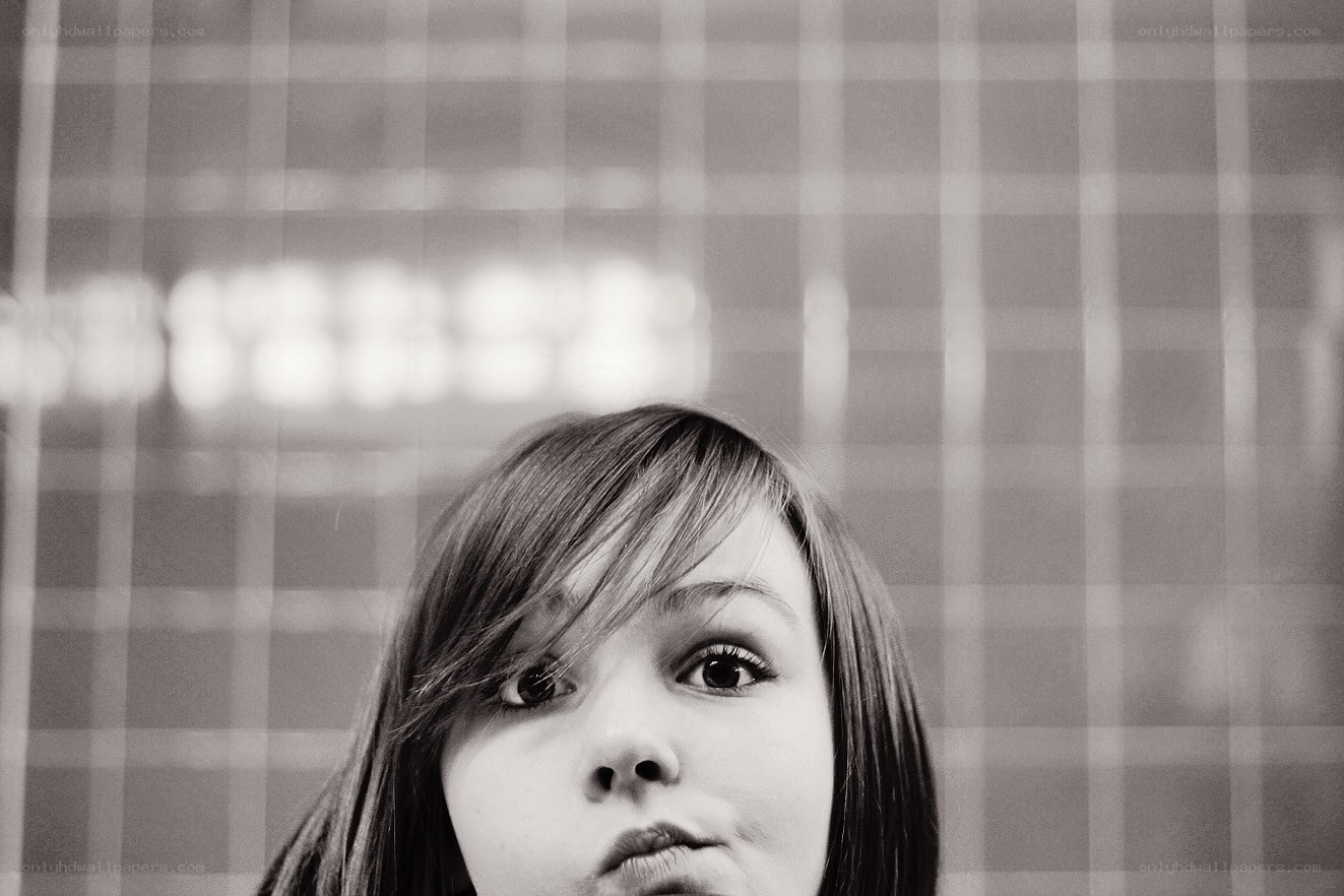woman making a face