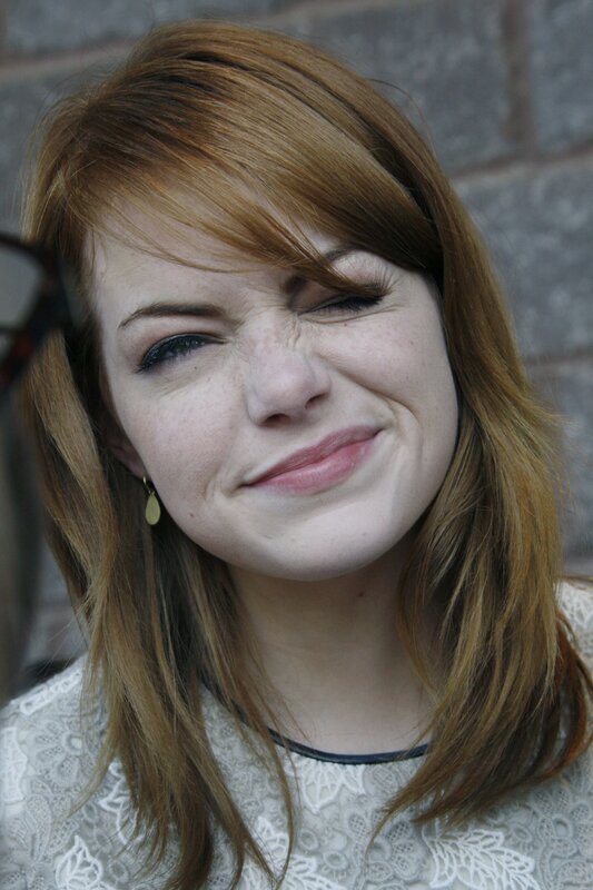 woman making a funny face