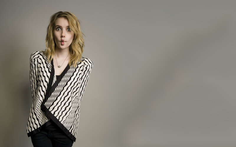 woman making a funny face