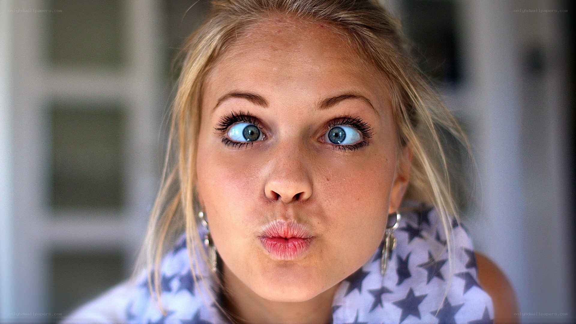 woman making a funny face