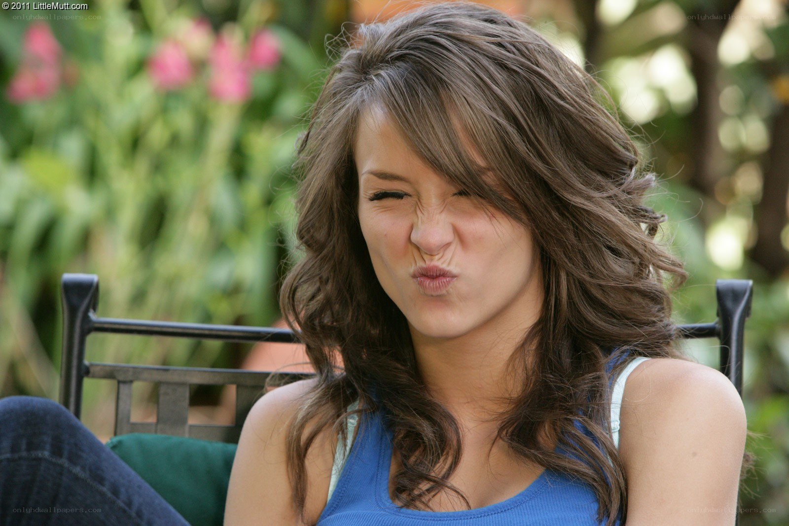 woman making a funny face