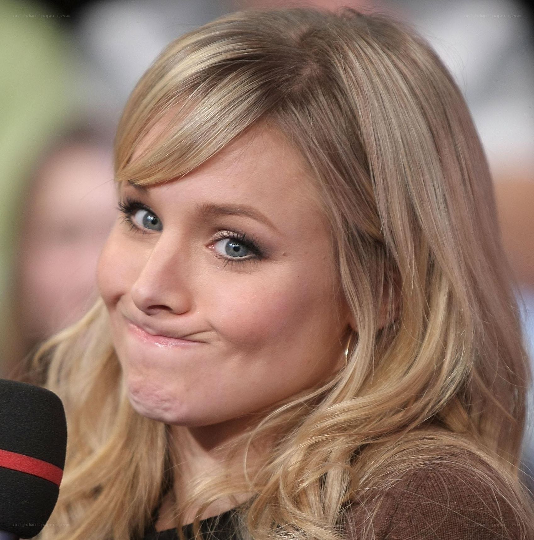 woman making a funny face