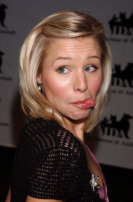 woman making a funny face
