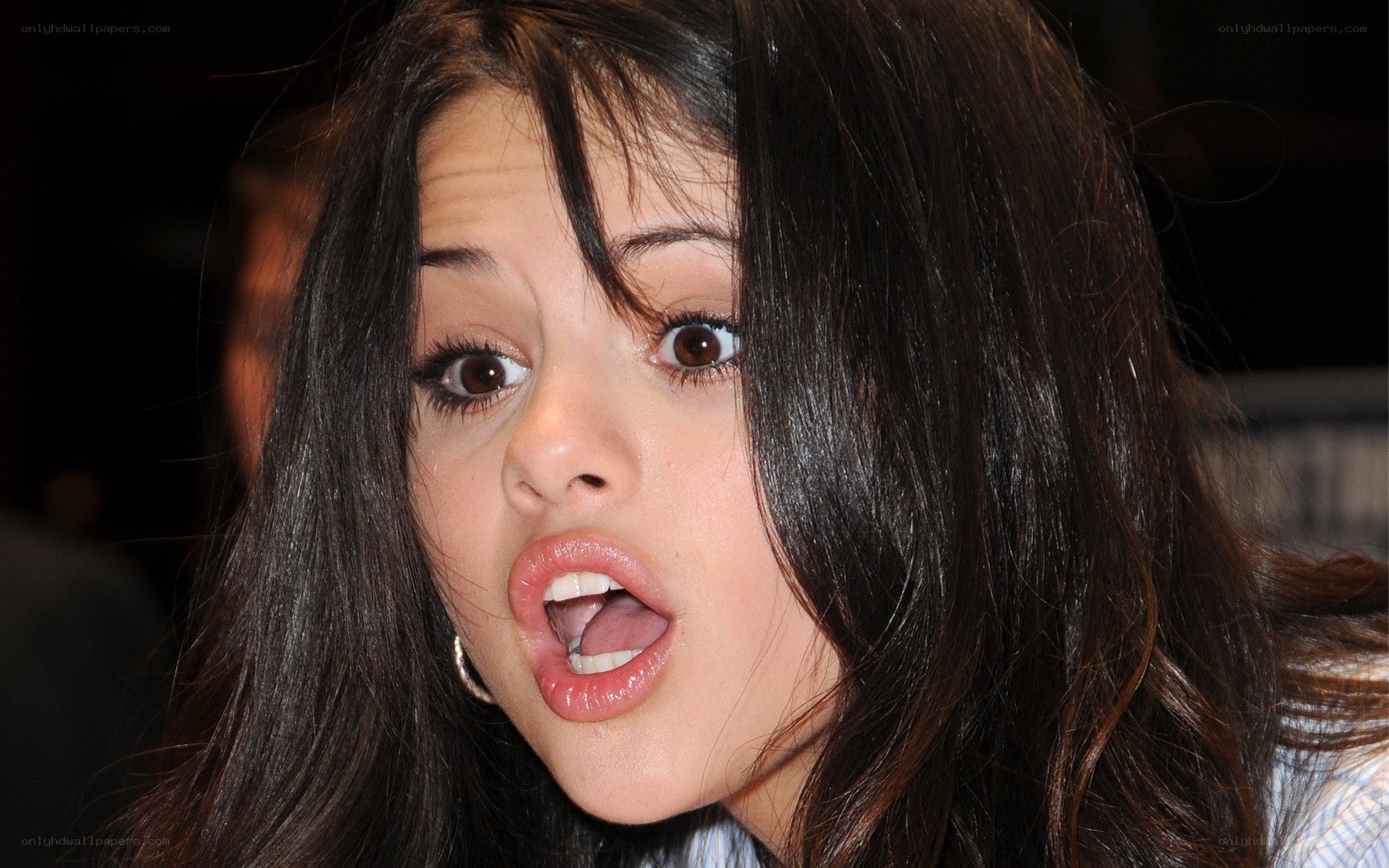 woman making a funny face
