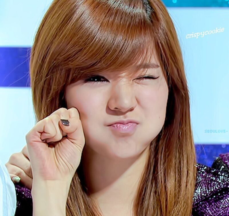 woman making a playful face