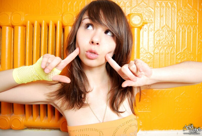 woman making a playful face