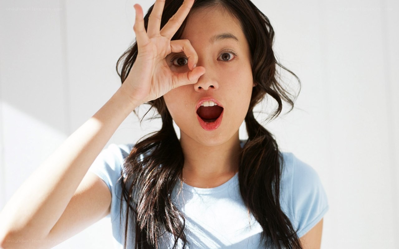 woman making ok gesture