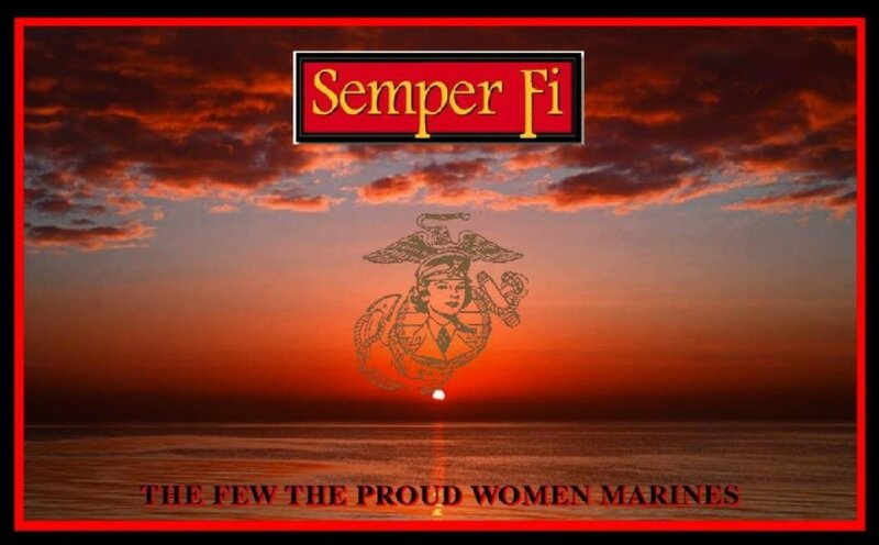 Woman Marine Emblem