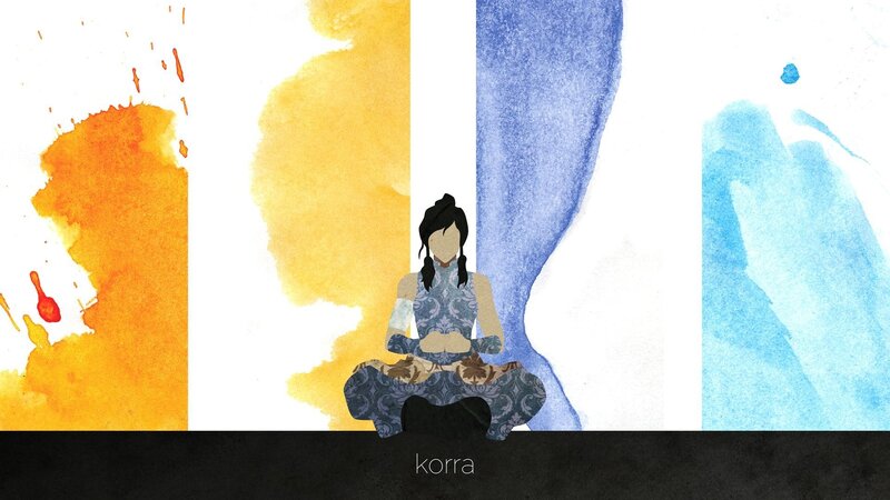 Woman Meditating — Yellow, Serene