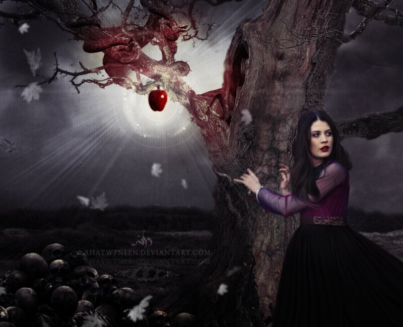 Woman Next to a Tree