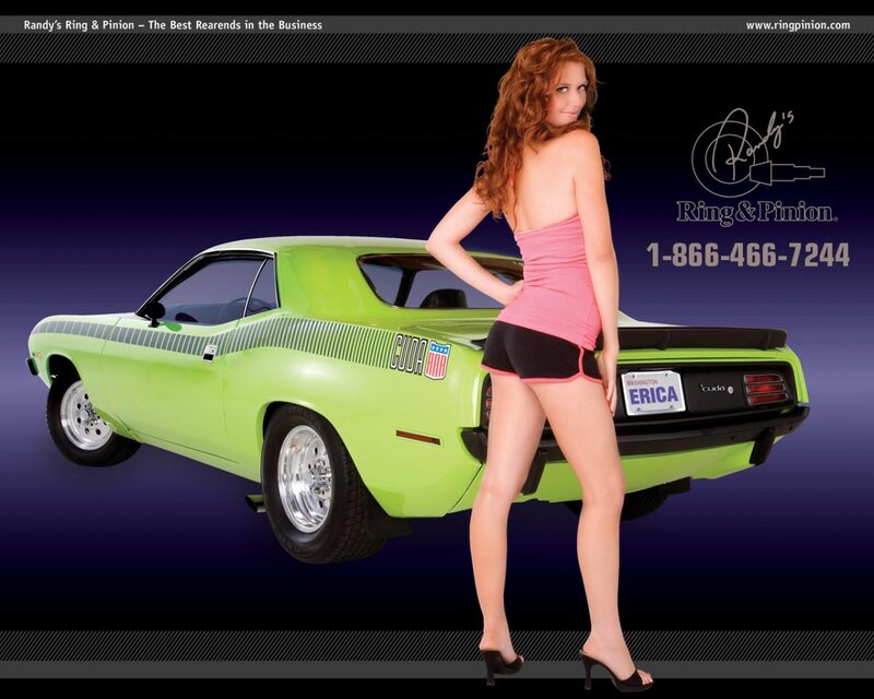 Woman Next to Green Car