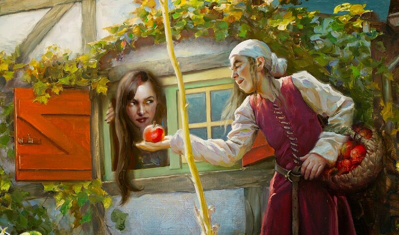 Woman Offering Apple