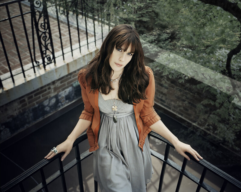 woman on a balcony