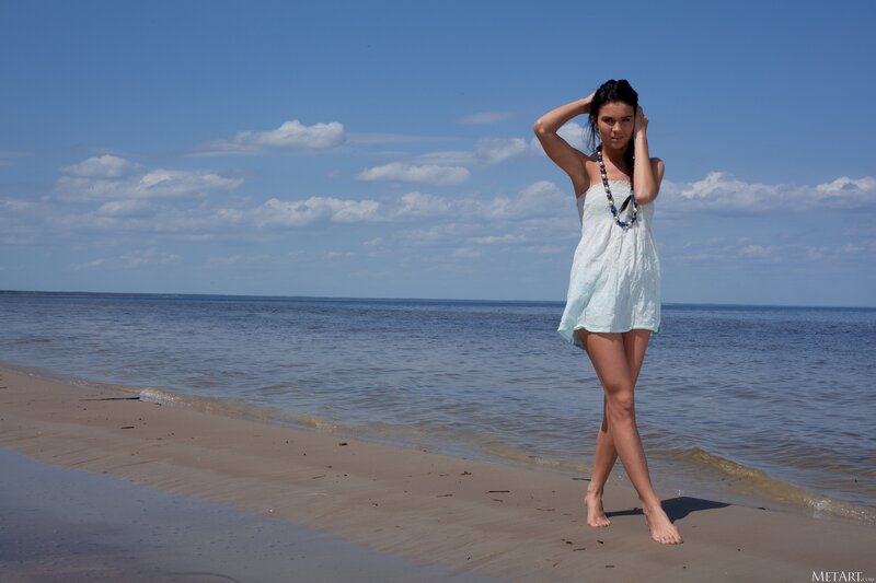 Woman on a beach
