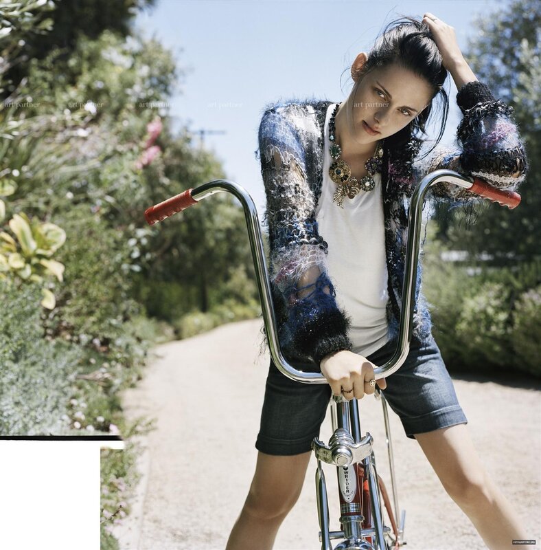 woman on a bicycle