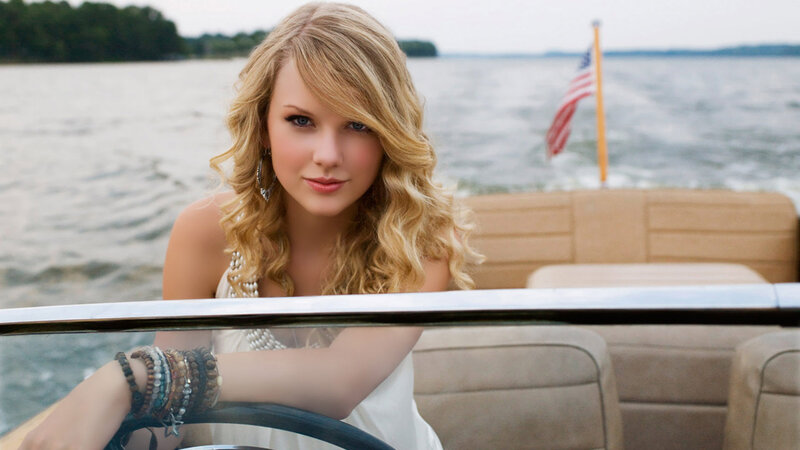 Woman on a Boat — Blonde, Serene