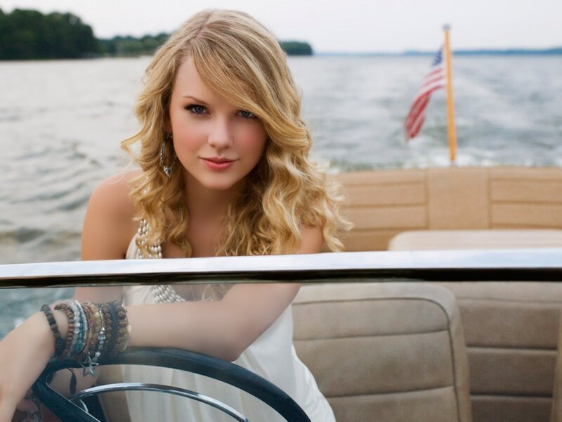 Woman on a Boat — Blonde