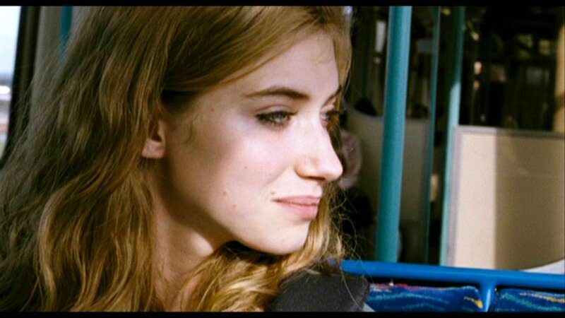 woman on a bus