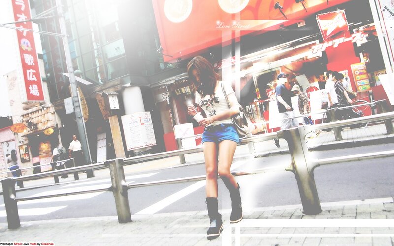 Woman on a city street