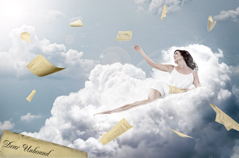 Woman on a Cloud — White