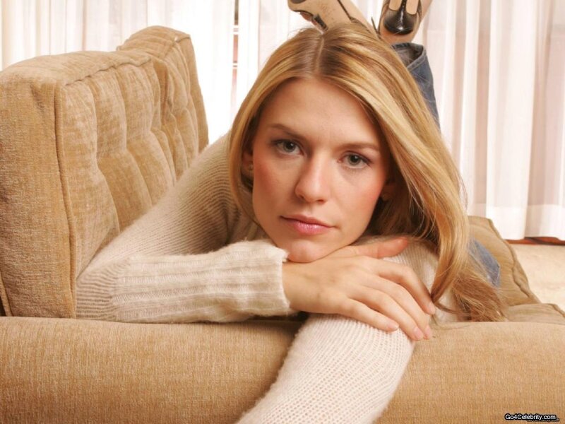 Woman on a Couch — Beige