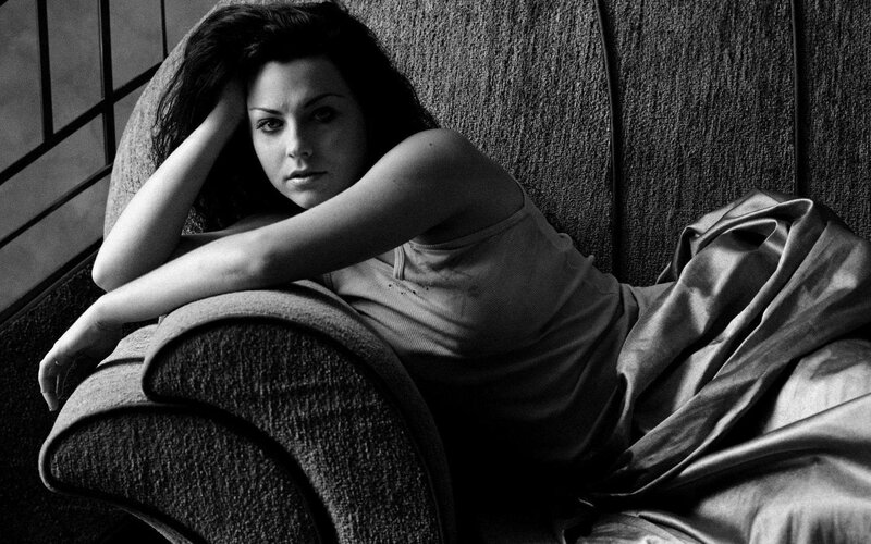 Woman on a Couch — Black, Dramatic, Photograph, Blanket, Window