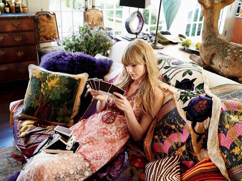 Woman on a Couch — Pink, Relaxed, Afternoon