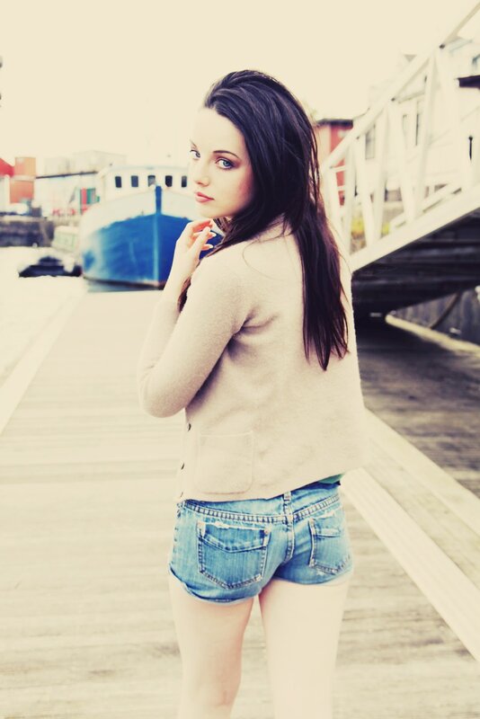 woman on a dock