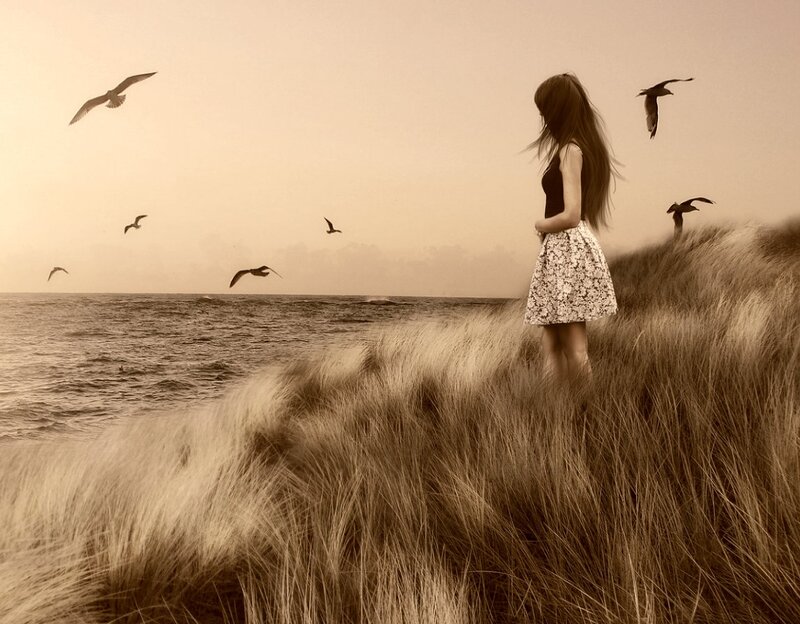 Woman on a Dune